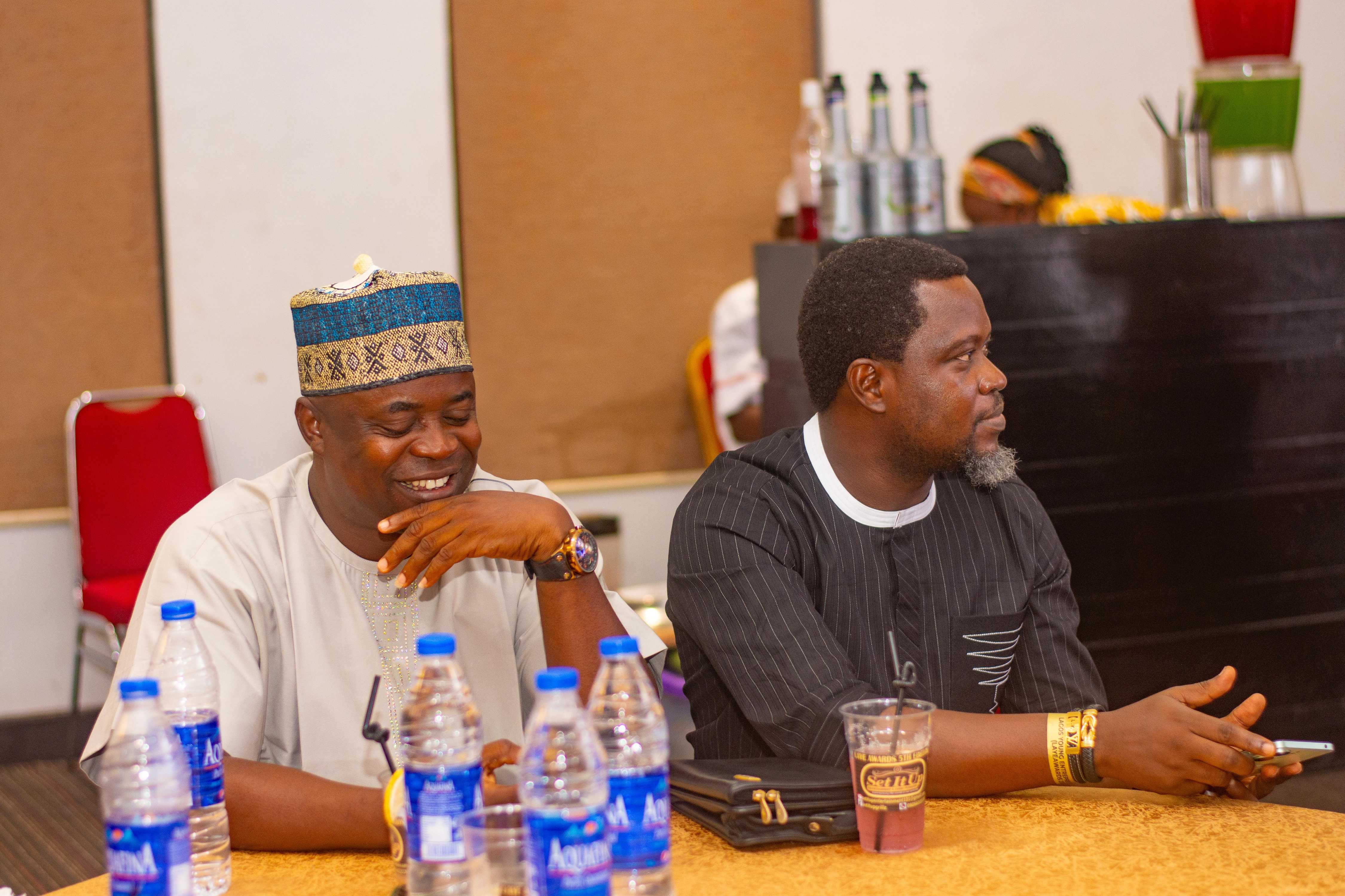 Awardee making remarks on stage, LAYEAWARDS 2024