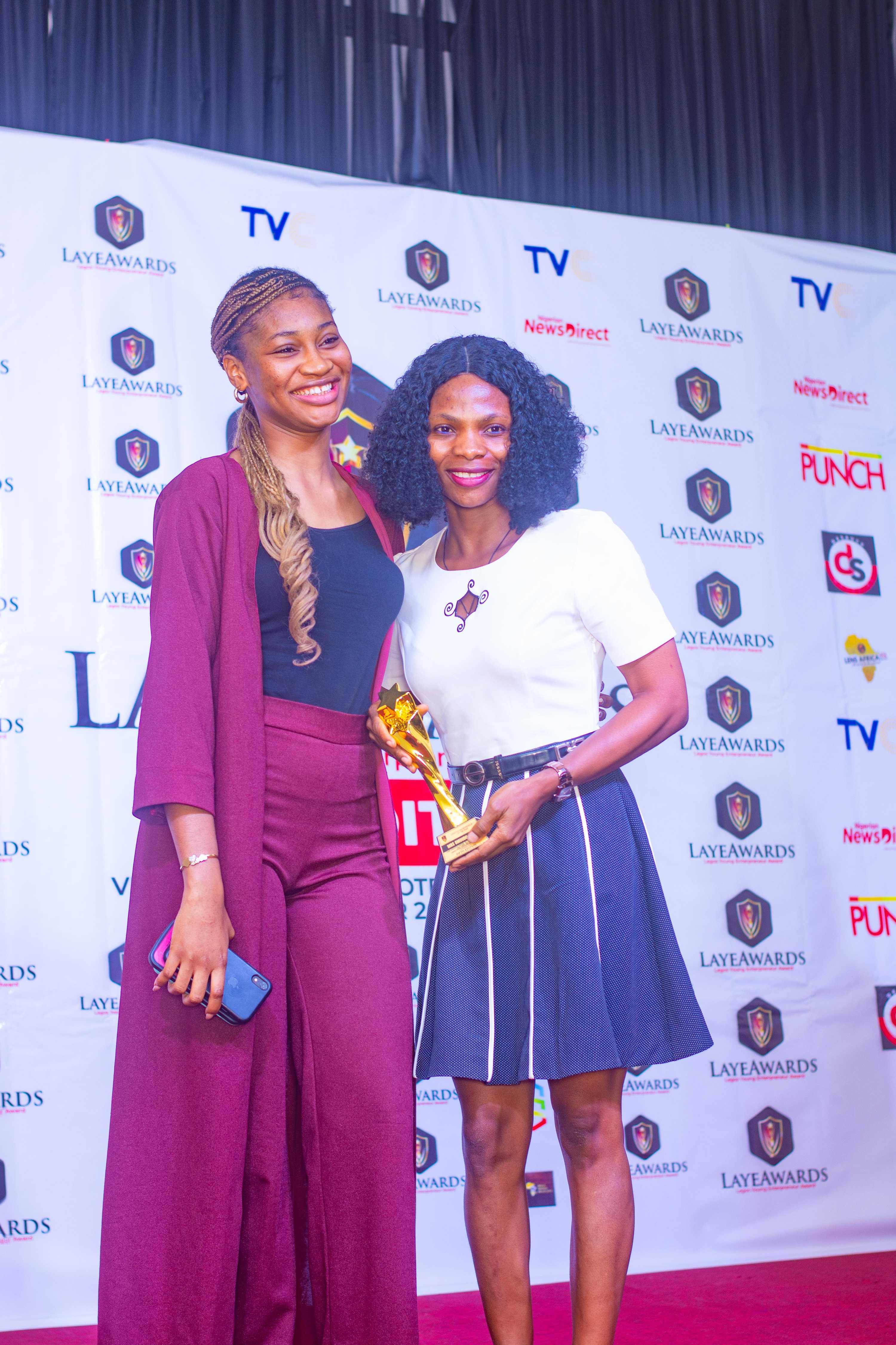 Portrait of an award recipient at LAYEAWARDS 2024