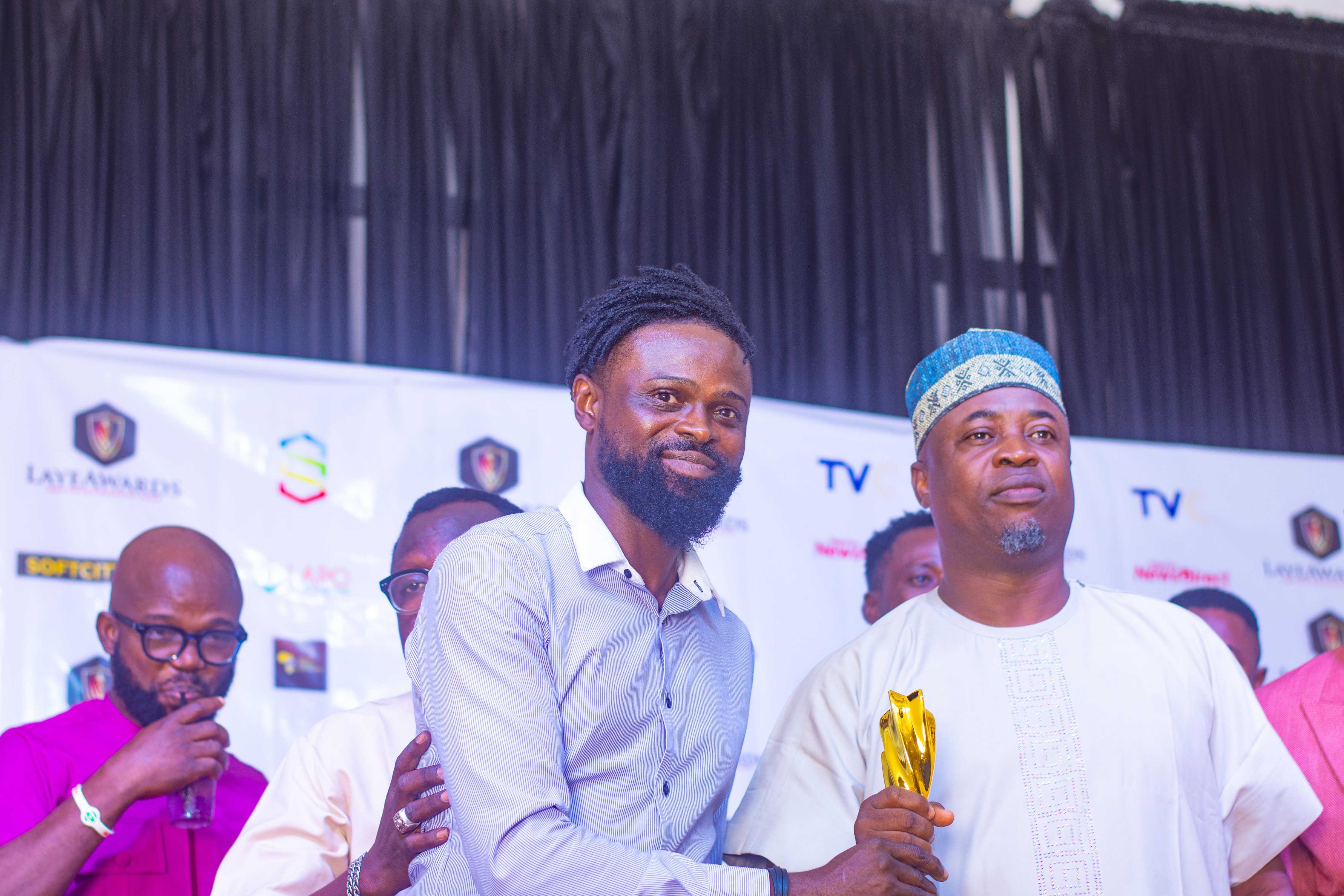 Audience cheering during LAYEAWARDS 2024 in Lagos
