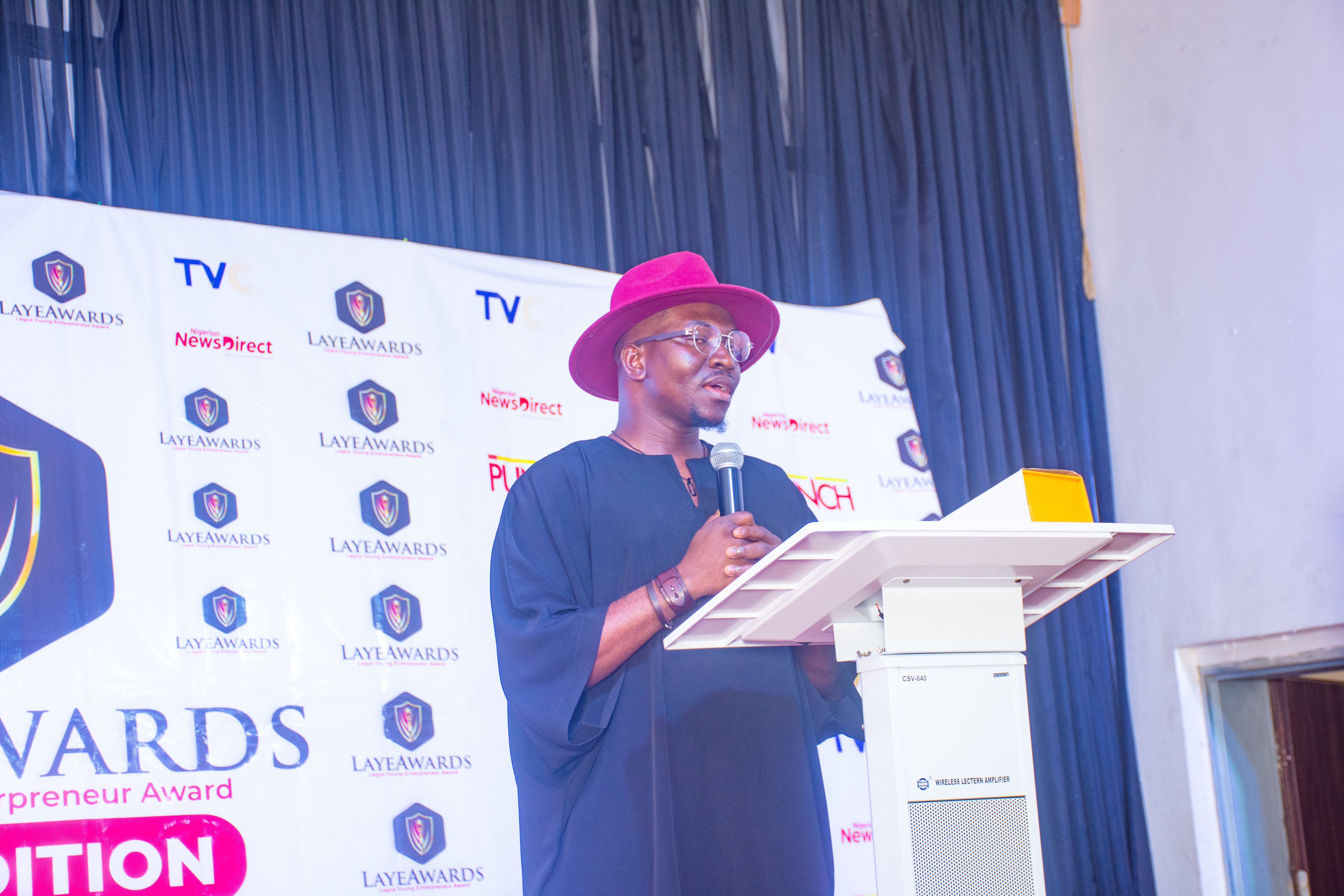 LAYEAWARDS 2024, red carpet moment at Watercress Hotel, Ikeja