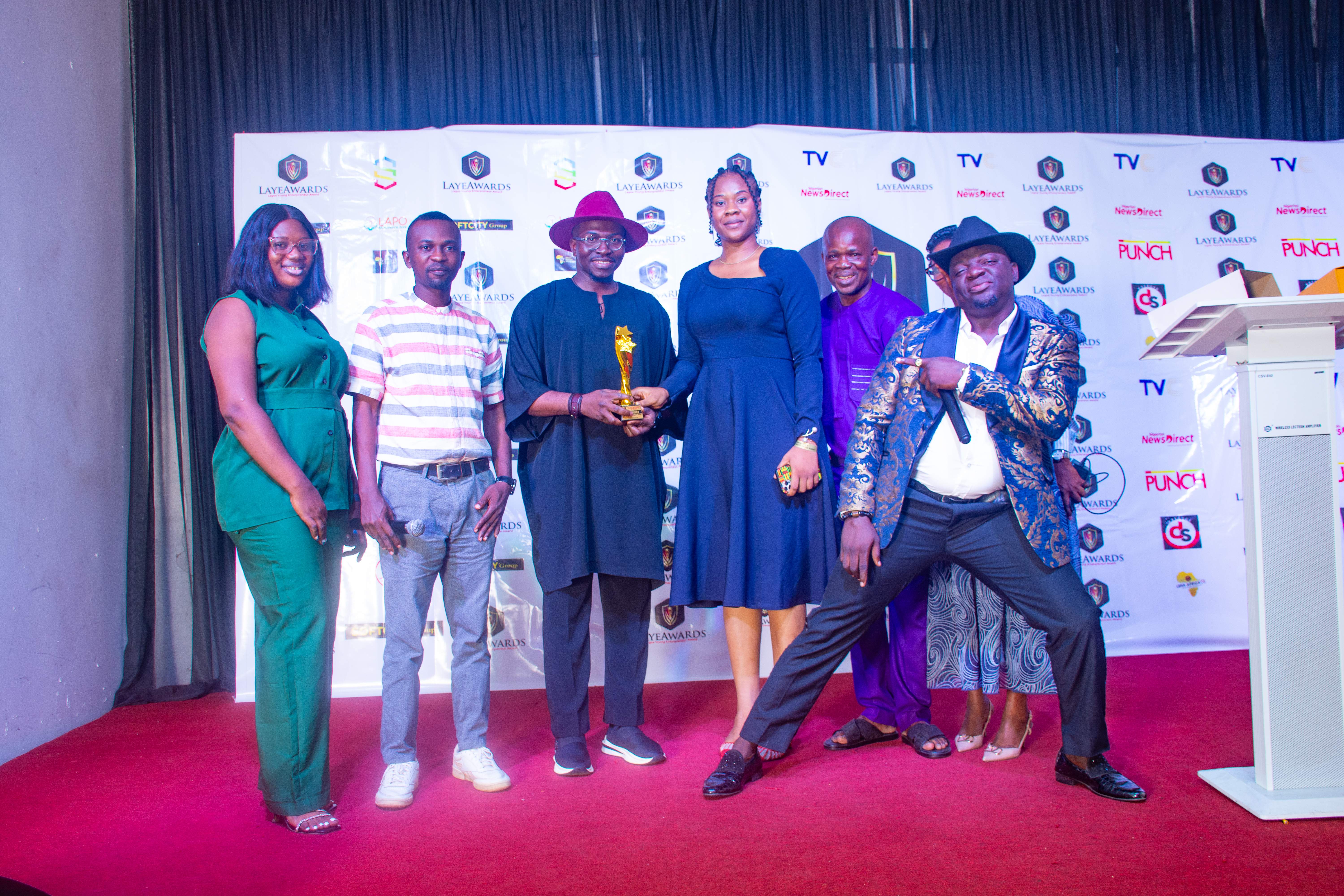 Close up of an award plaque, LAYEAWARDS 2024