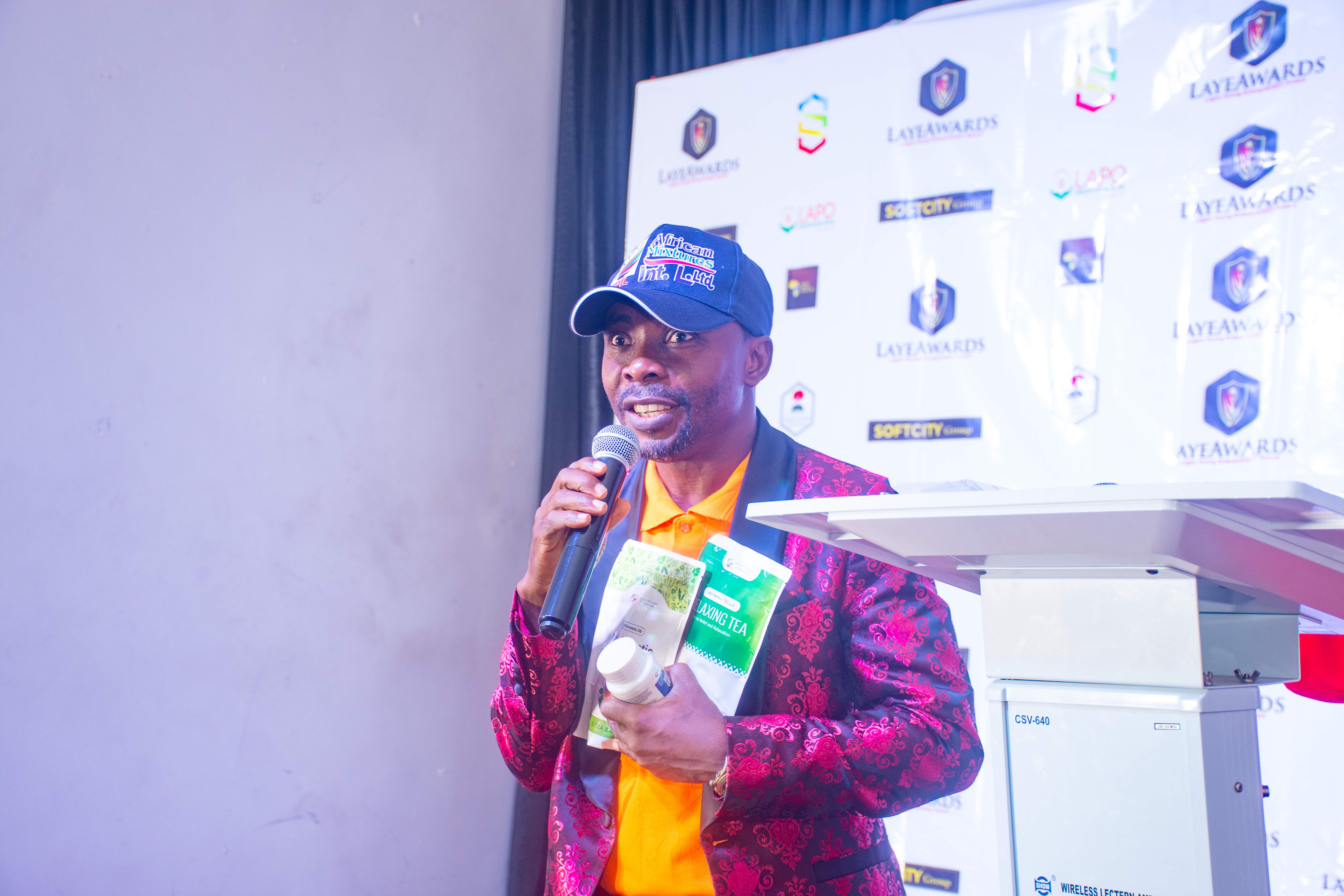 Guests applauding award recipients in Lagos