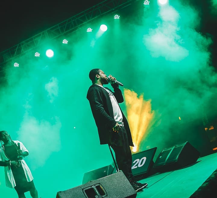 Tim Godfrey ministering live at NOM 2019, Lagos Night of Mercy with Amos Fenwa