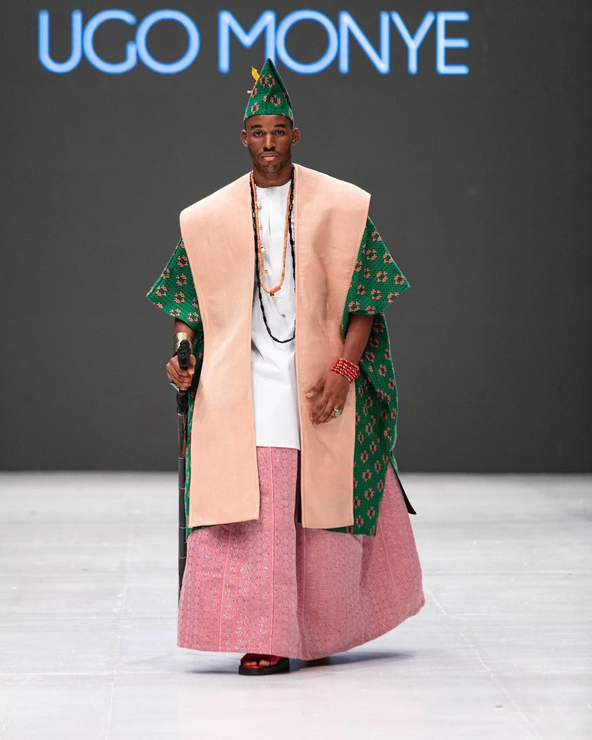 Models on the runway at Lagos Fashion Week 2025