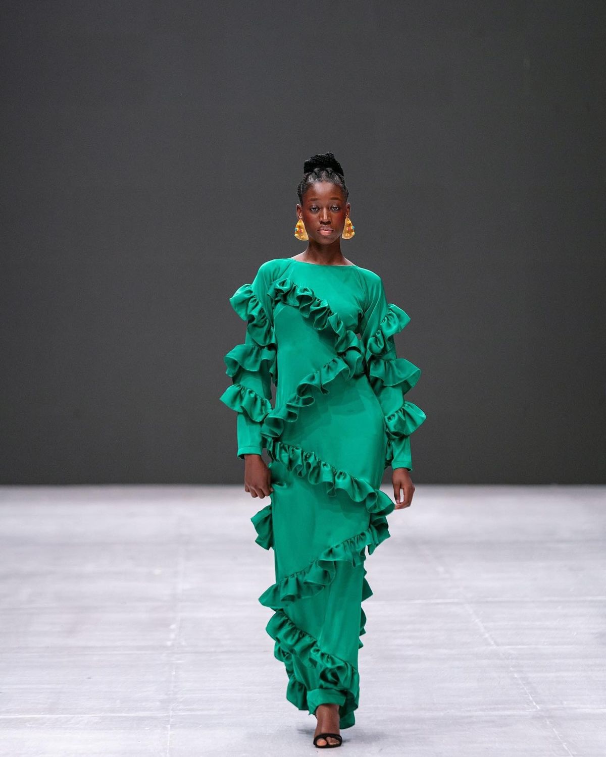 Designers showcasing sustainable fashion at Lagos Fashion Week 2025