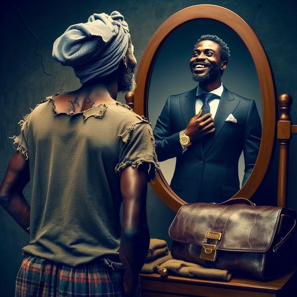 Man reflecting on career change