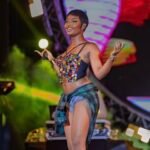 arya star on stage announcing her new album