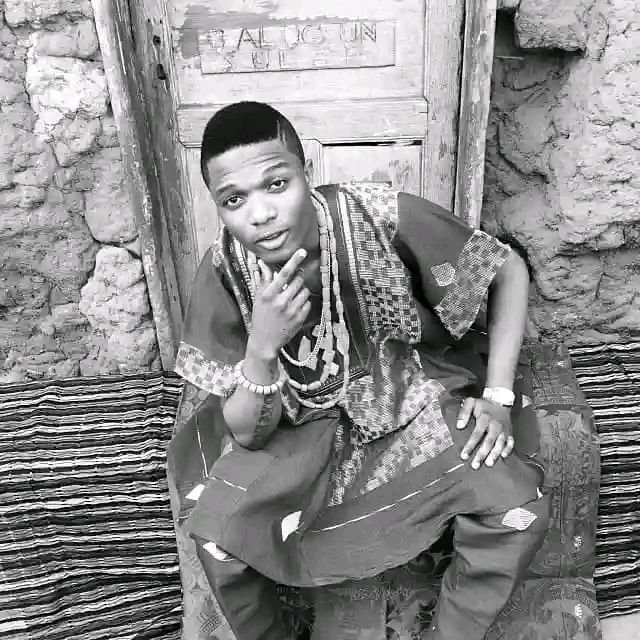 Wizkid in native attire
