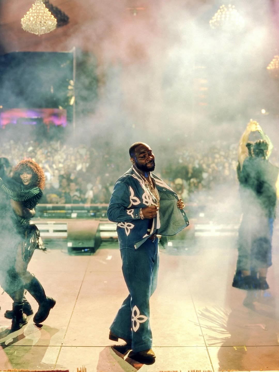 Davido performing at the Coachella 2026