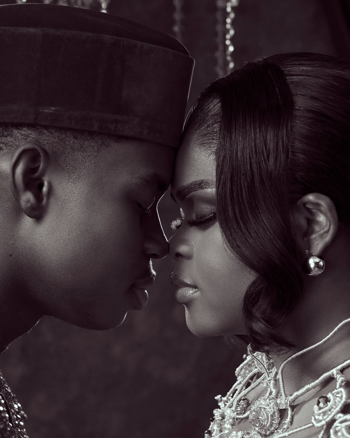 Peller and Jarvis thank fans after their traditional Edo wedding celebration