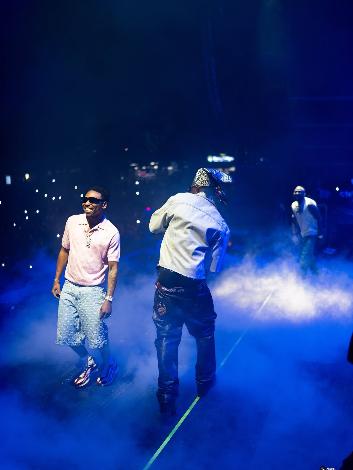 Davido on stage